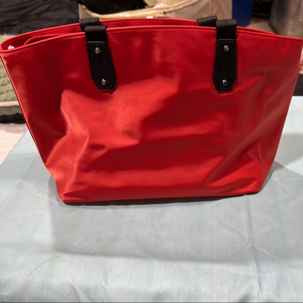 Michael Kors orange  and Black Luggage Travel Bag - Picture 2 of 4